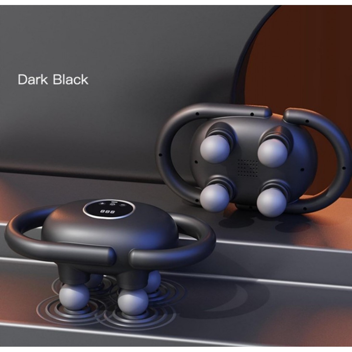 Перкуссионный массажер для тела FH-380, 4 массажные головки