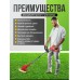 Триммер аккумуляторный для травы садовый на колесах