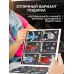 Футбольные карточки пластиковые с футболистами, 55 шт, черные