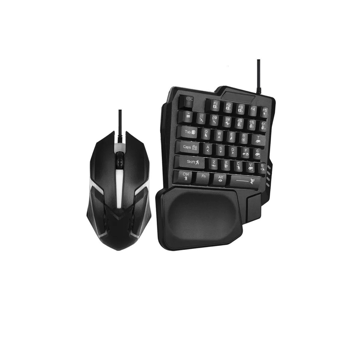 Игровой комплект для телефона 5 в 1, геймпад, клавиатура, мышь для телефона, MIX SE