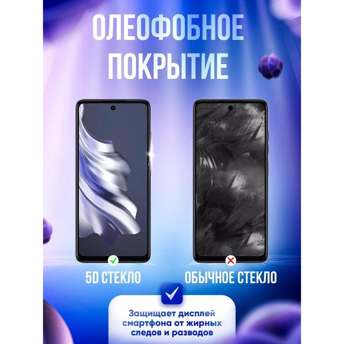 Защитное стекло антишпион на iPhone 14 PRO MAX, 3 шт