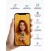 Защитное стекло антишпион на iPhone 15, iPhone 16