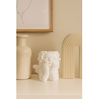 Гипсовая фигурка, статуэтка для декора и раскрашивания Ангел, подставка, органайзер