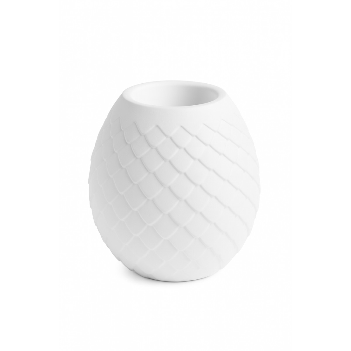 Гипсовая фигурка, статуэтка для декора и раскрашивания Ваза шишка, подставка, органайзер