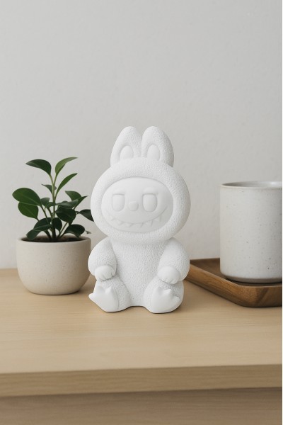 Гипсовая фигурка, статуэтка для декора и раскрашивания Лабубу