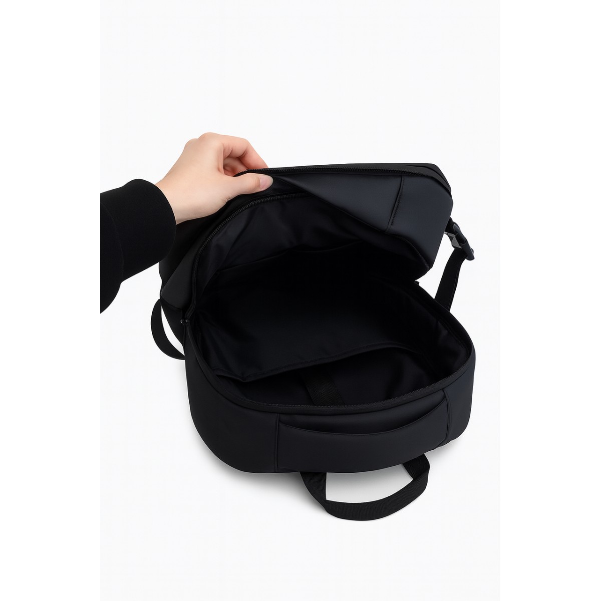 Рюкзак деловой большой серый + USB, Meinaili