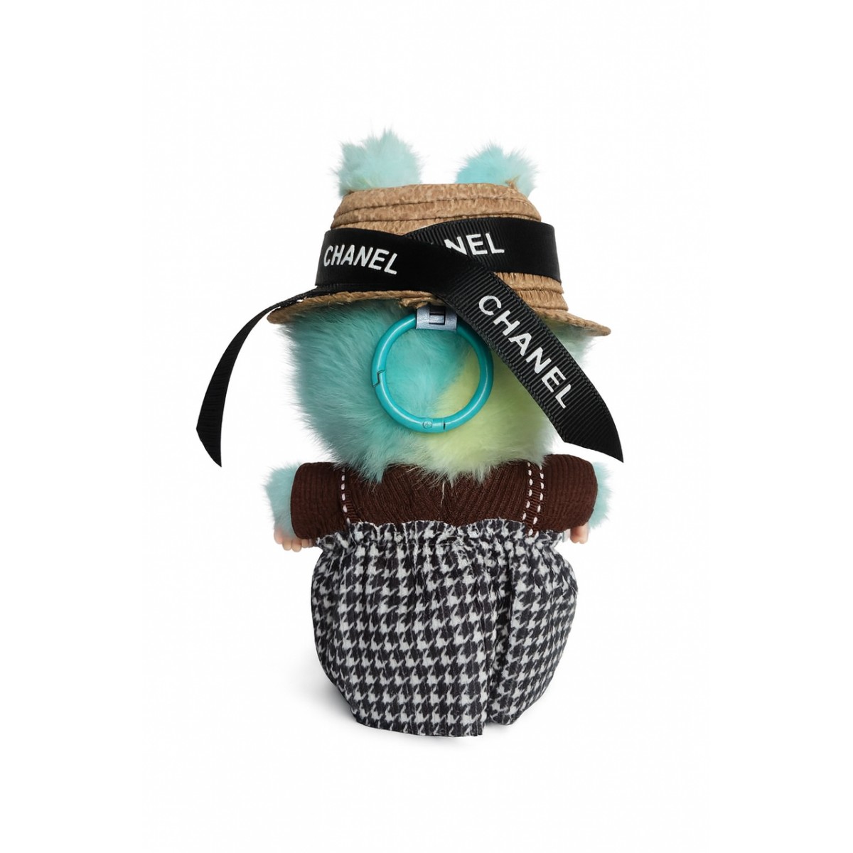 Комплект одежды для LABUBU ЛАБУБУ, свитер, клетчатая юбка, шляпа