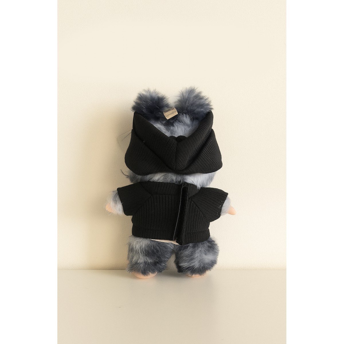 Комплект одежды для LABUBU ЛАБУБУ, черный свитер и шапка hermes paris