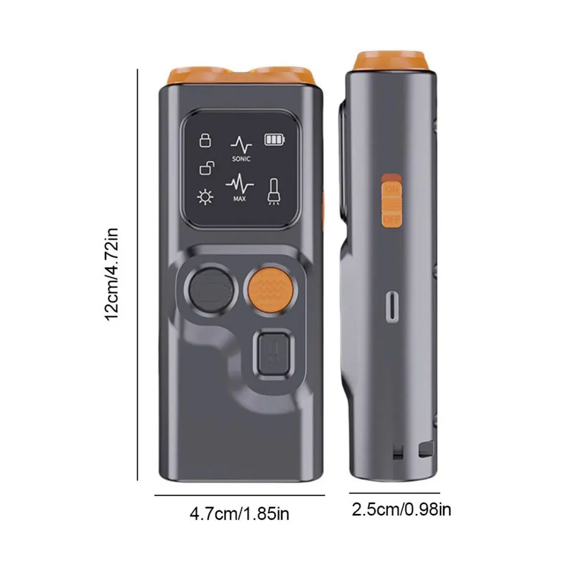 Ультразвуковой отпугиватель собак с 2 режимами и фонариком