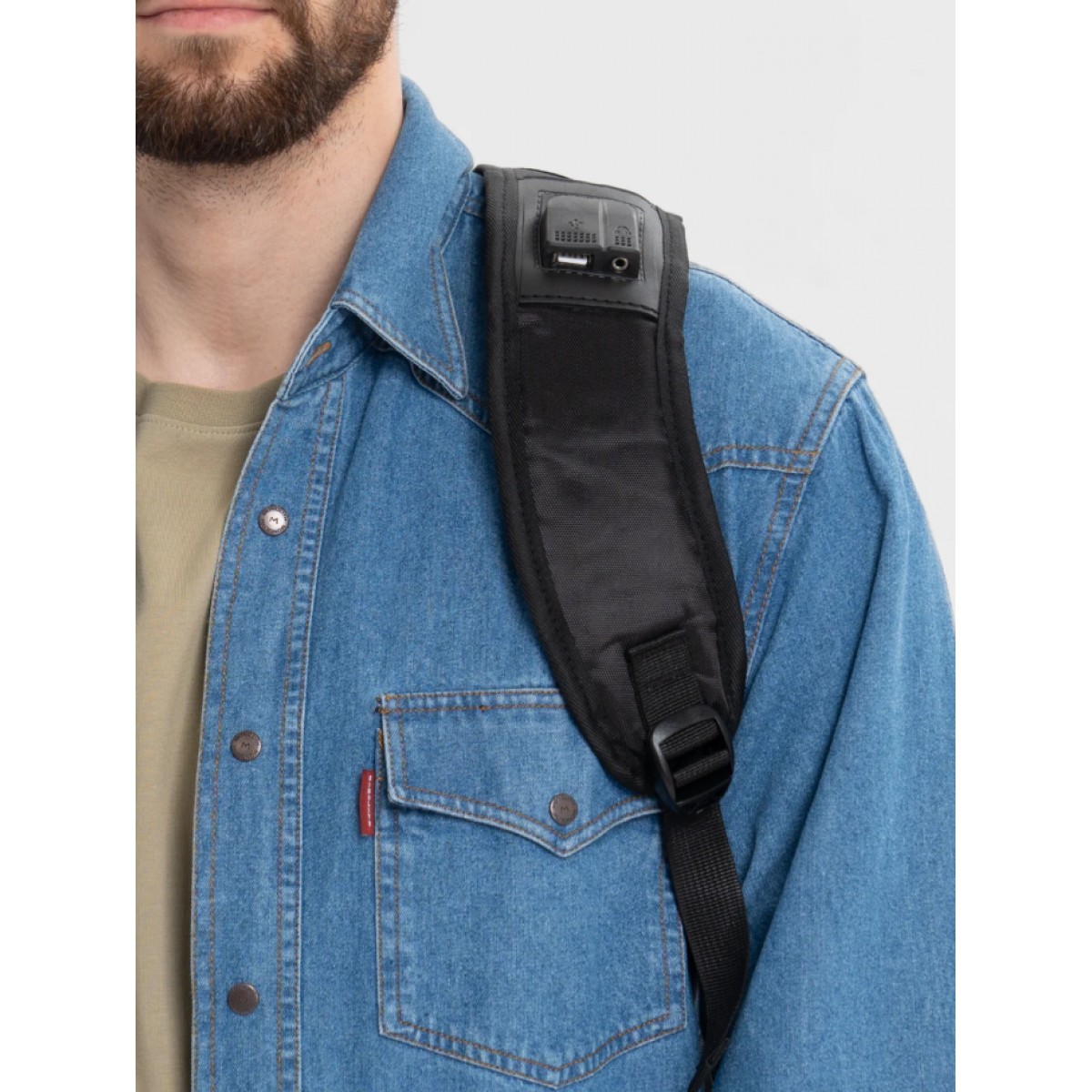 Рюкзак swissgear 8810 usb+выход для наушников 3.5, зеленый, мужской, городской, ранец, спортивный