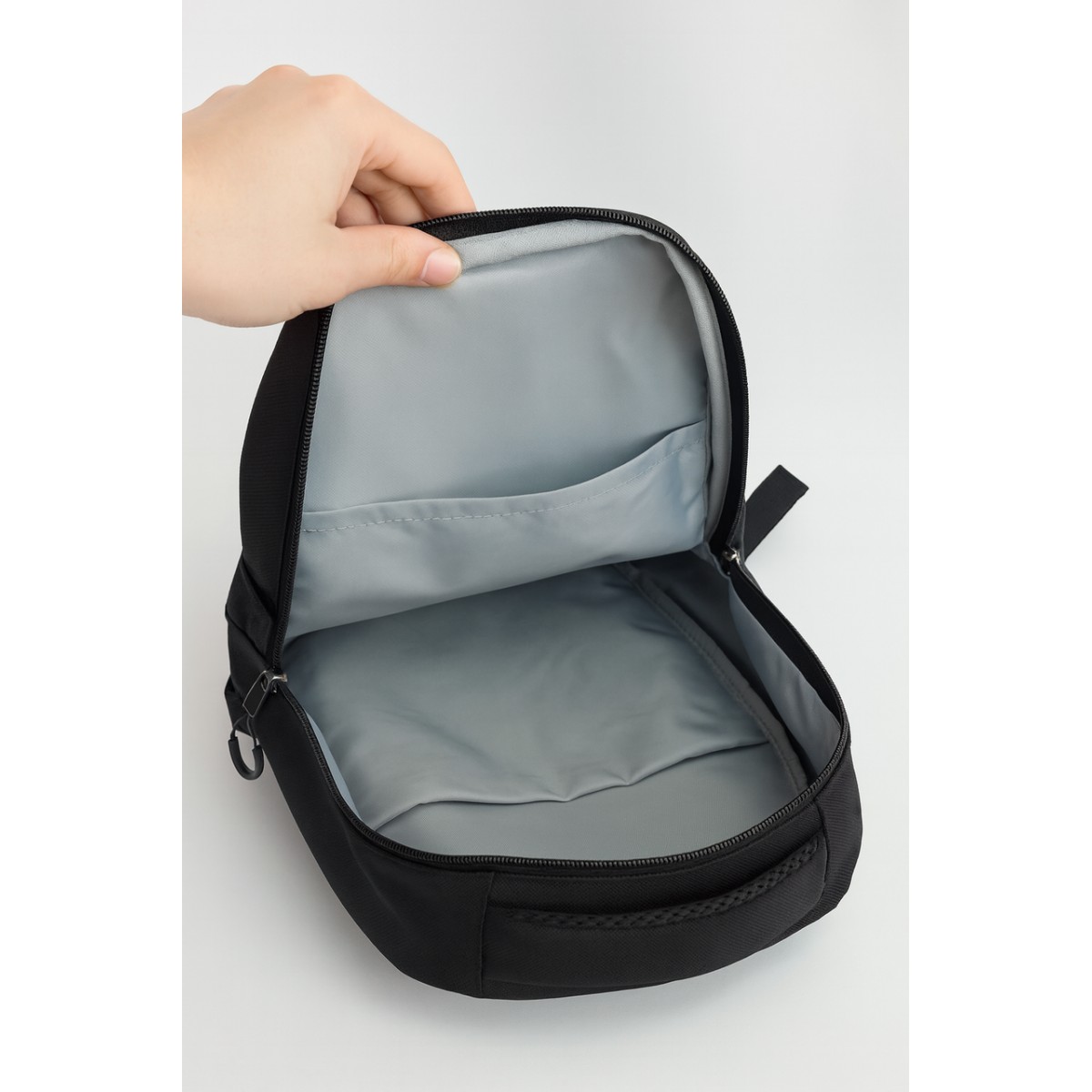 Рюкзак Adidas 8125 повседневный городской школьный унисекс (светло-серый)