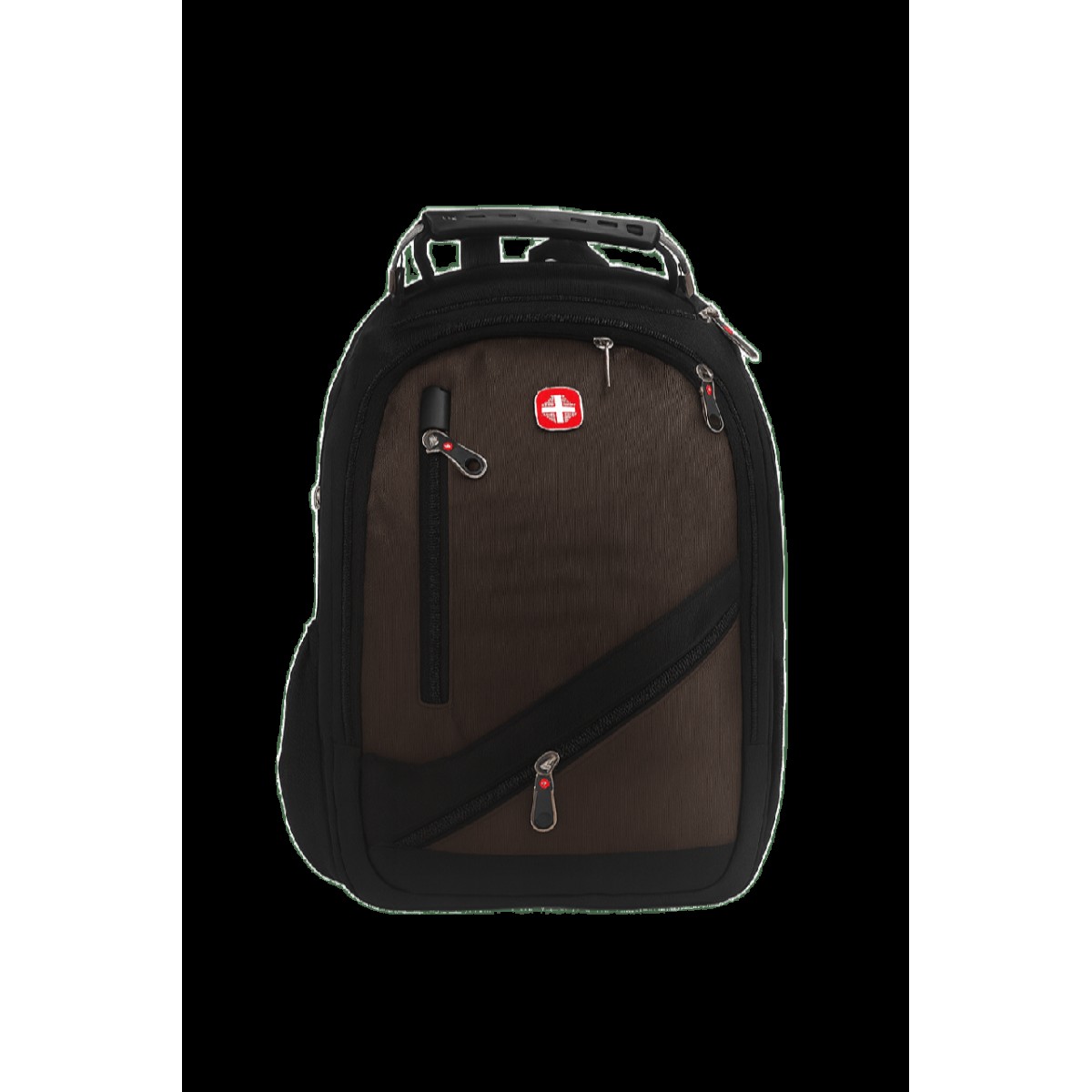 Рюкзак swissgear х-8815 15 л, usb + выход для наушников 3.5, коричневый, мужской, городской, ранец, спортивный