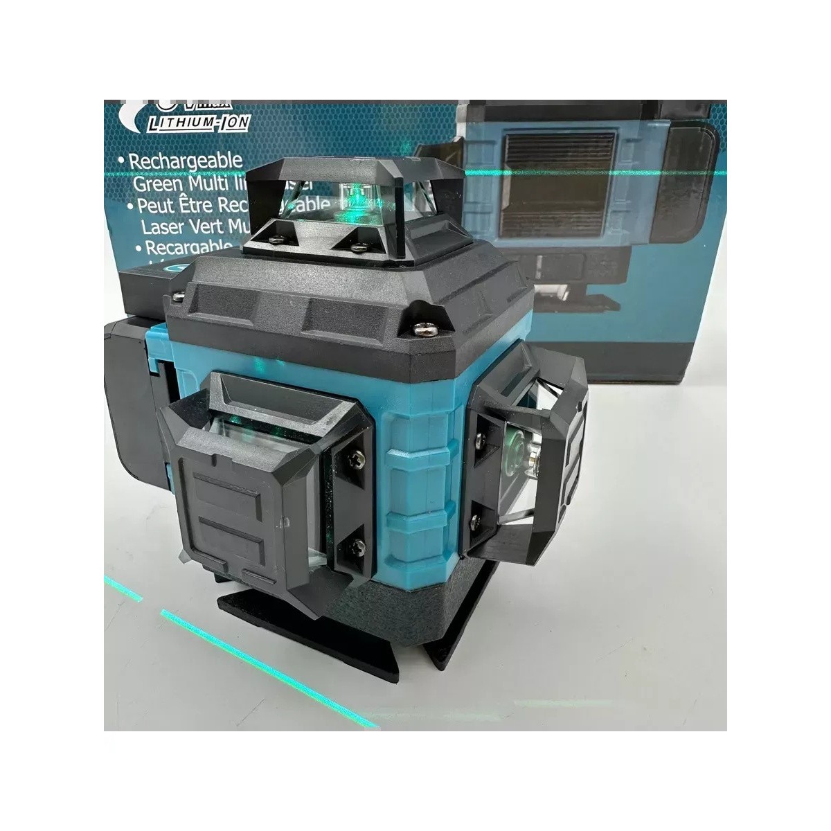 Лазерный уровень нивелир 4D 16 линий со штативом