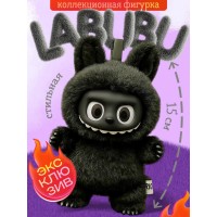 Редкий черный лабубу LABUBU, мягкая игрушка-брелок