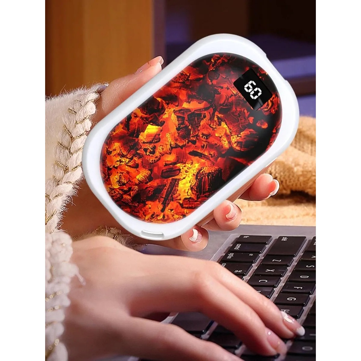 Грелка для рук электрическая с повербанком