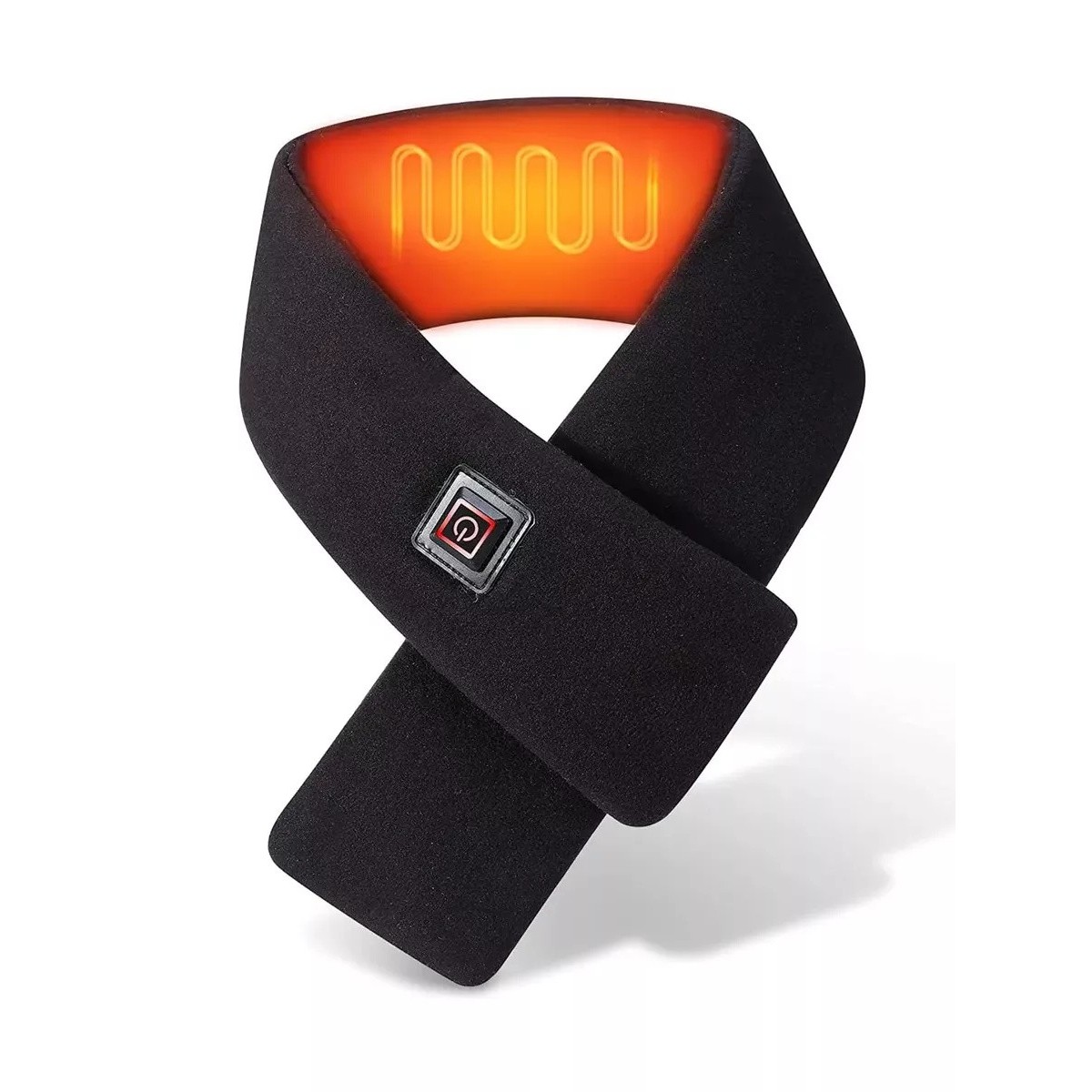 Шарфик черный с подогревом