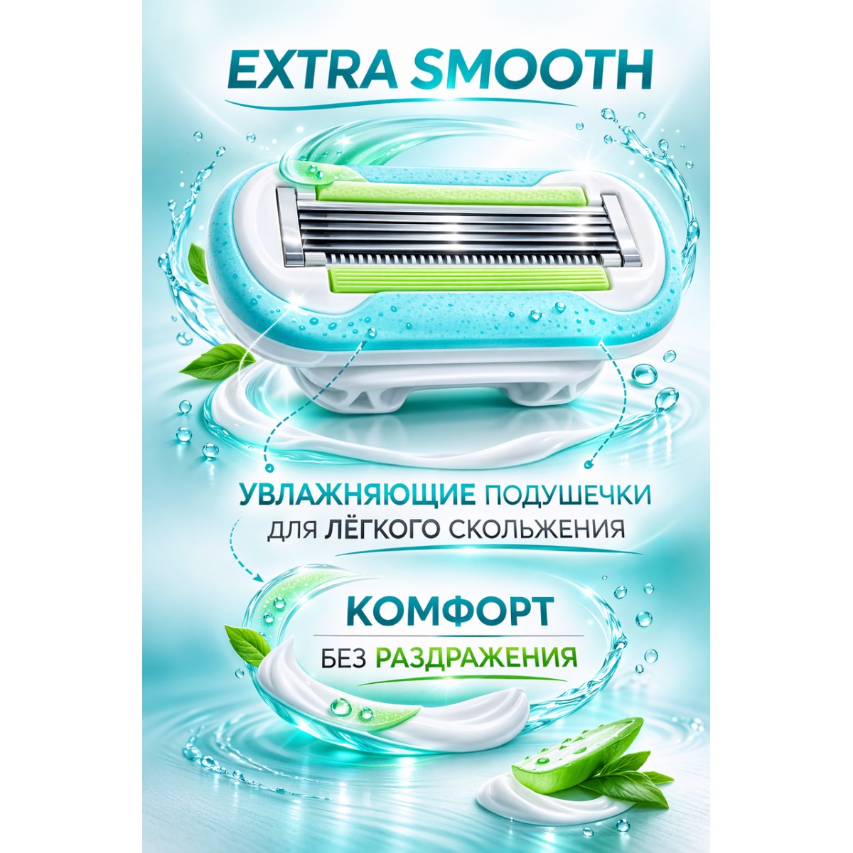 Кассета для бритвы Venus 5, Extra Smooth, 1 шт