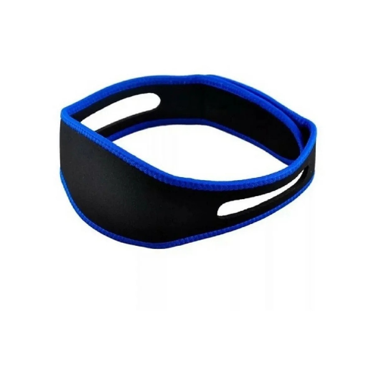 Повязка бандаж от храпа, антихрап, синяя