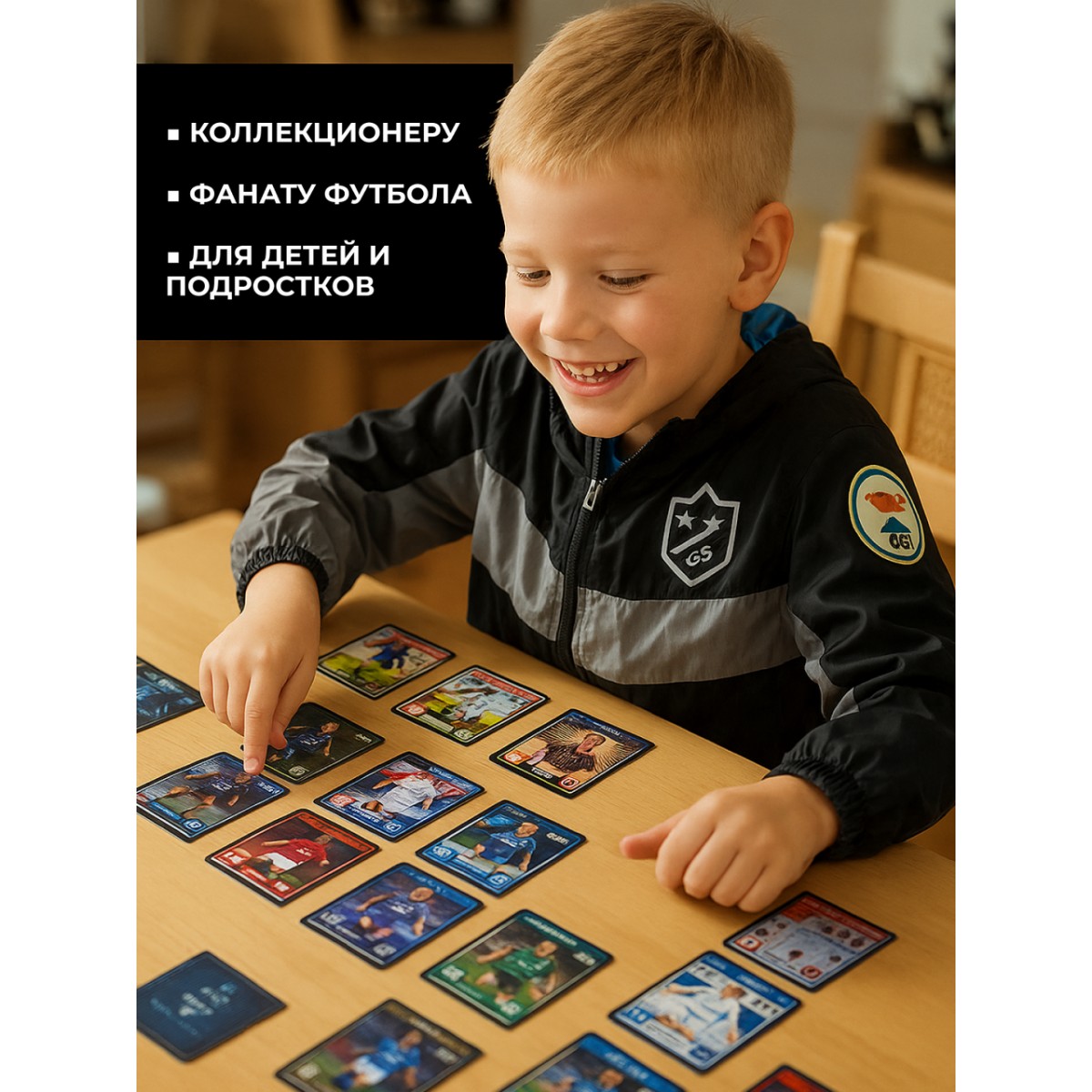 Футбольные карточки пластиковые с футболистами, 10 шт, цветные