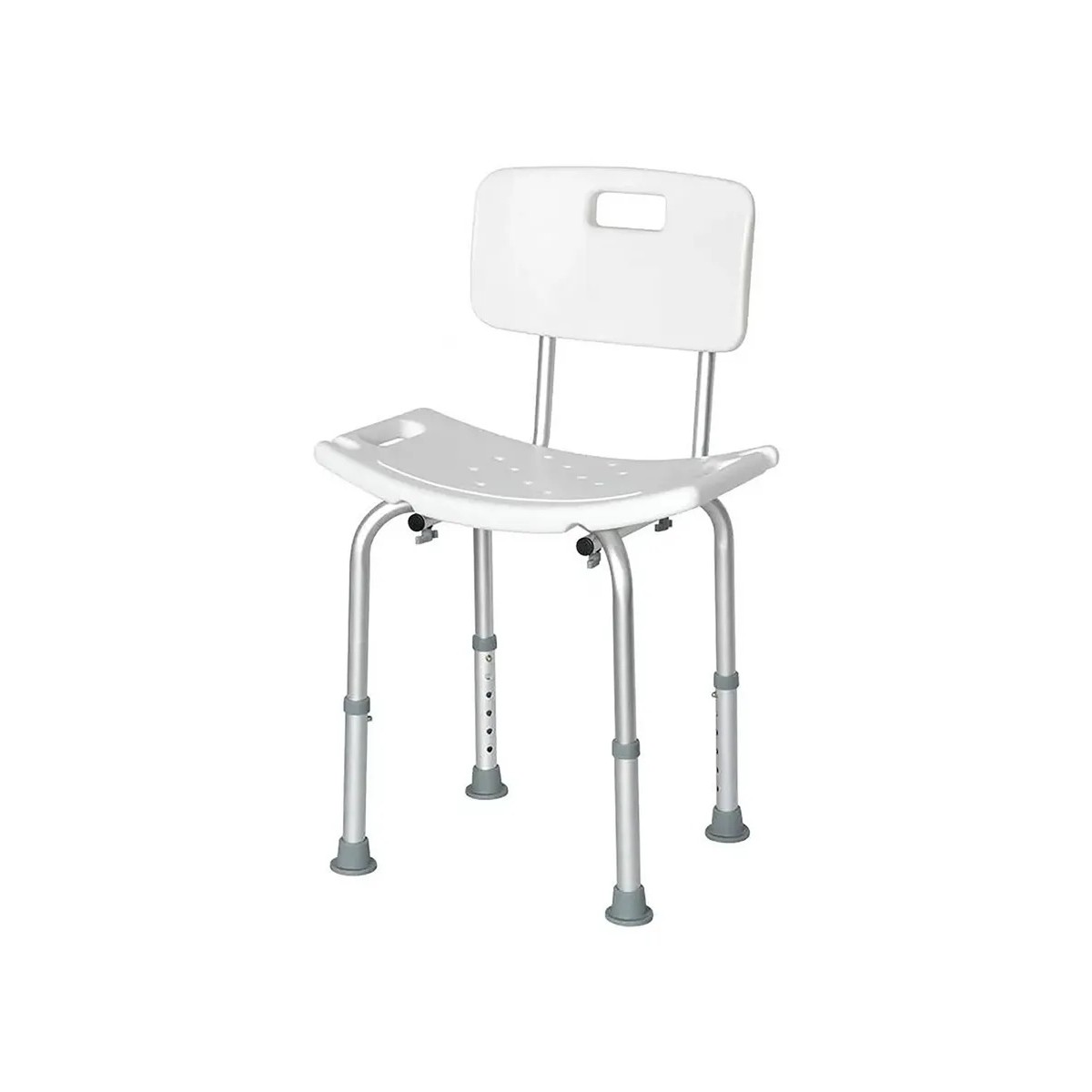 Стул для купания в ванне и душе. Титан с выемкой для душевой лейки