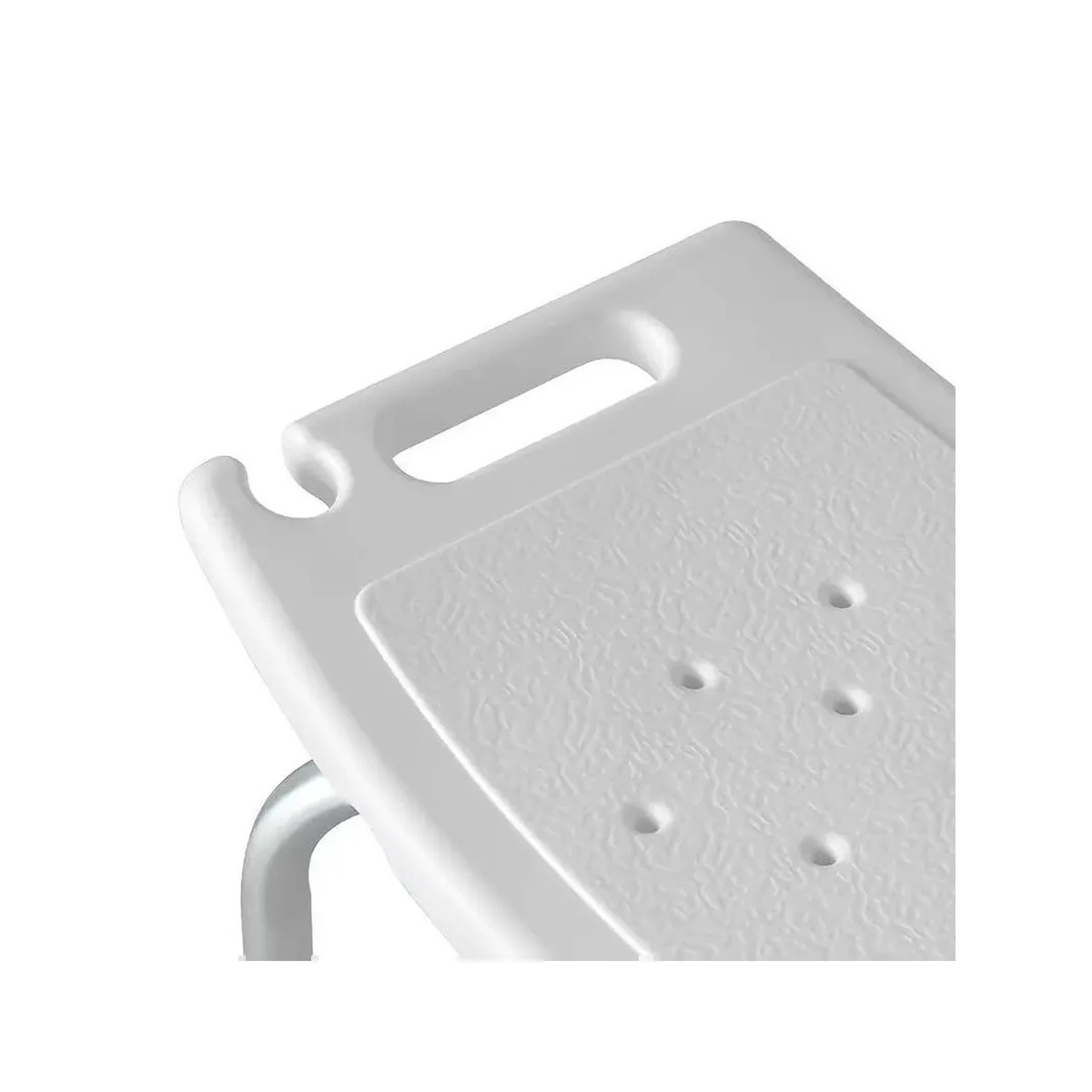 Стул для купания в ванне и душе. Титан с выемкой для душевой лейки