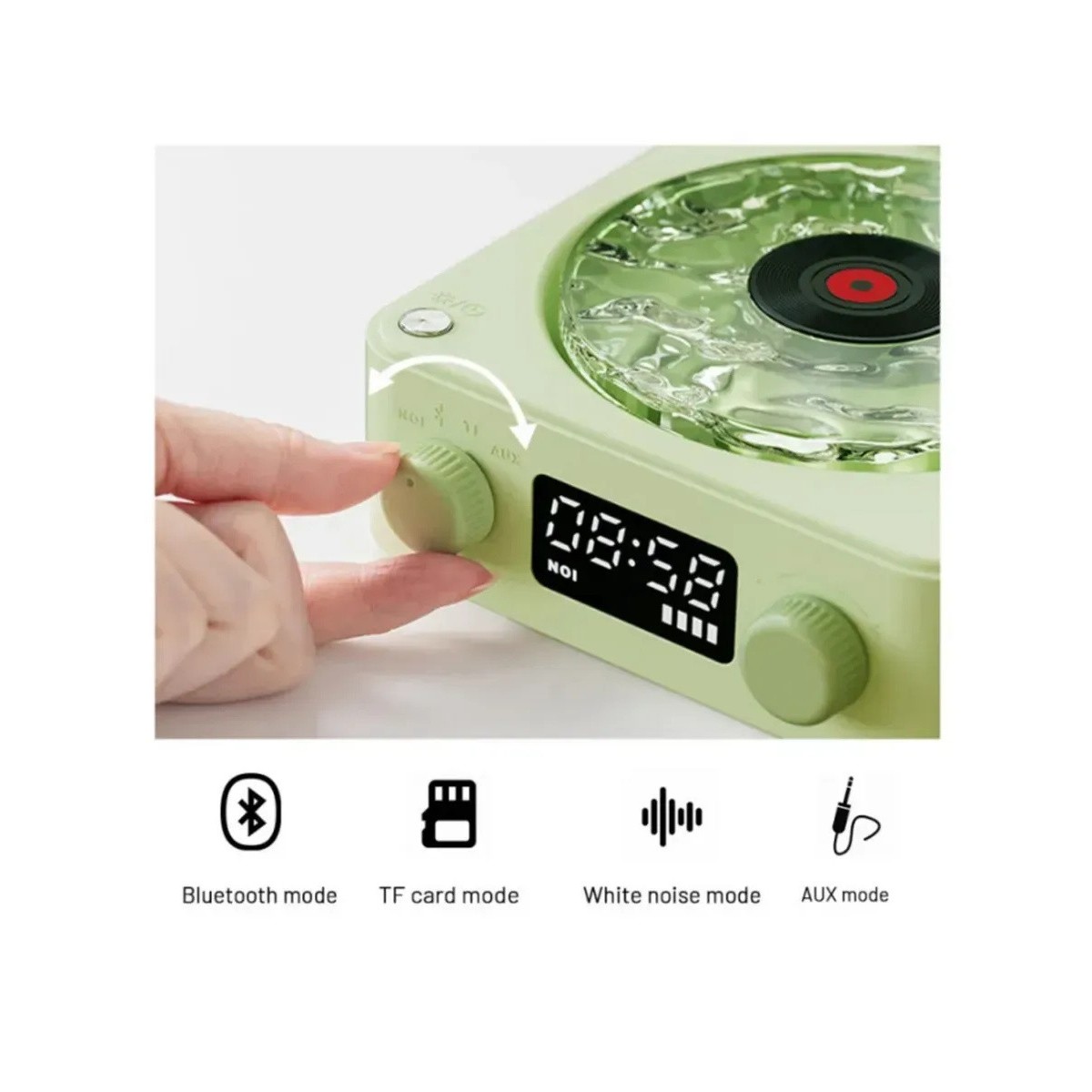 Музыкальная беспроводная Bluetooth колонка, ночник проигрыватель