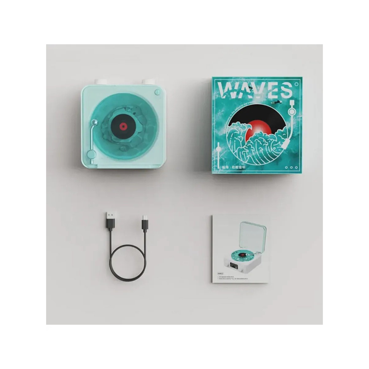 Музыкальная беспроводная Bluetooth колонка, ночник проигрыватель