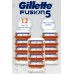 Кассеты для бритвы Gillette Fusion 5, 12 шт