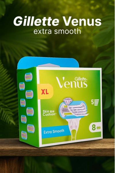 Кассета для бритвы Venus 5, Extra Smooth, 8 шт
