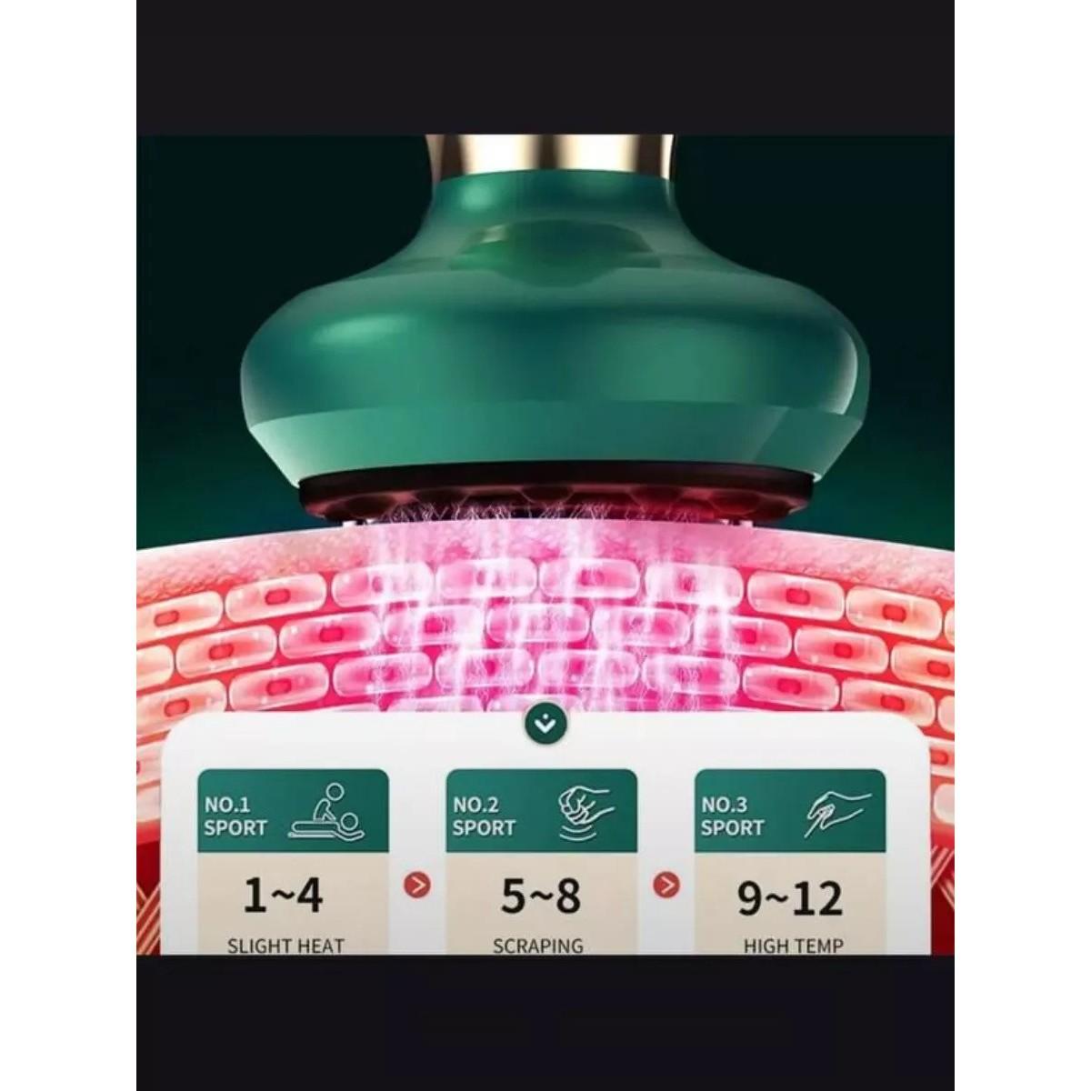 Вакуумный антицеллюлитный массажер для похудения тела, белый