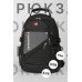 Рюкзак swissgear х-8815 15 л, usb + выход для наушников 3.5, серый, мужской, городской, ранец, спортивный