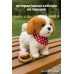 Интерактивная игрушка собачка спаниель на поводке, 29 см