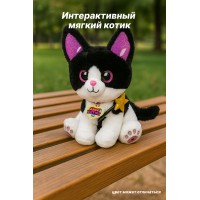 Интерактивный мягкий котик