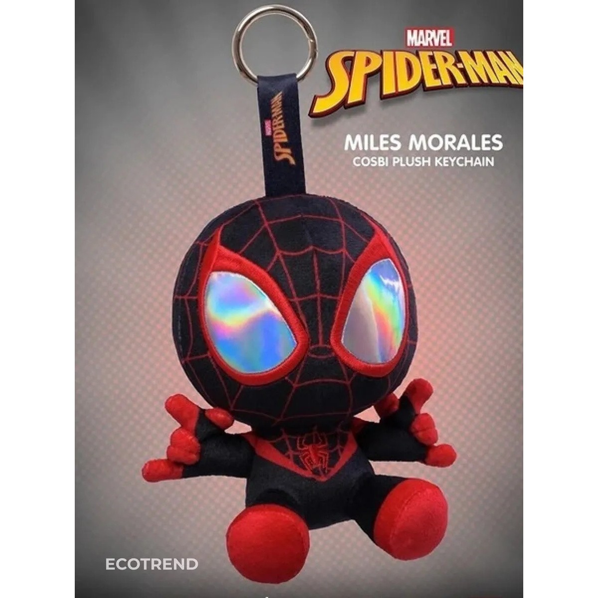 Лабубу Человек-паук Spider-Man мягкий брелок-игрушка — Сюрприз Бокс с случайным супергероем Marvel (1 шт)