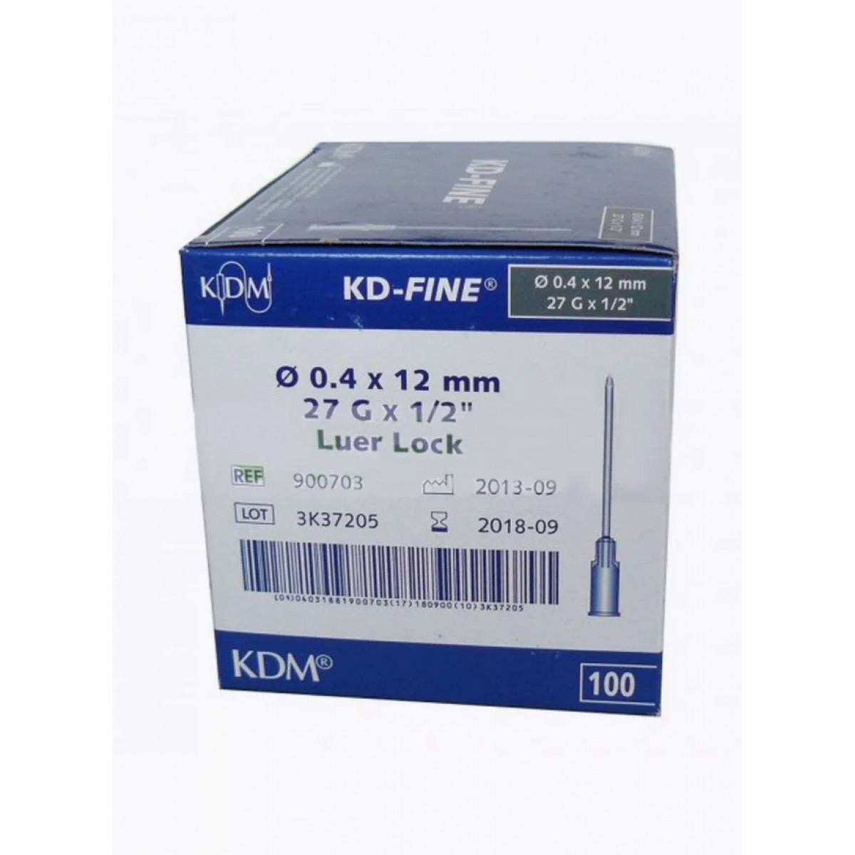 Иглы медицинские для инъекций 27g*12 100шт