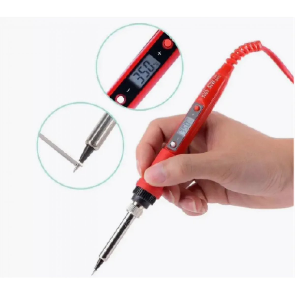 Паяльник электрический для микросхем/Паяльный набор 80 вт