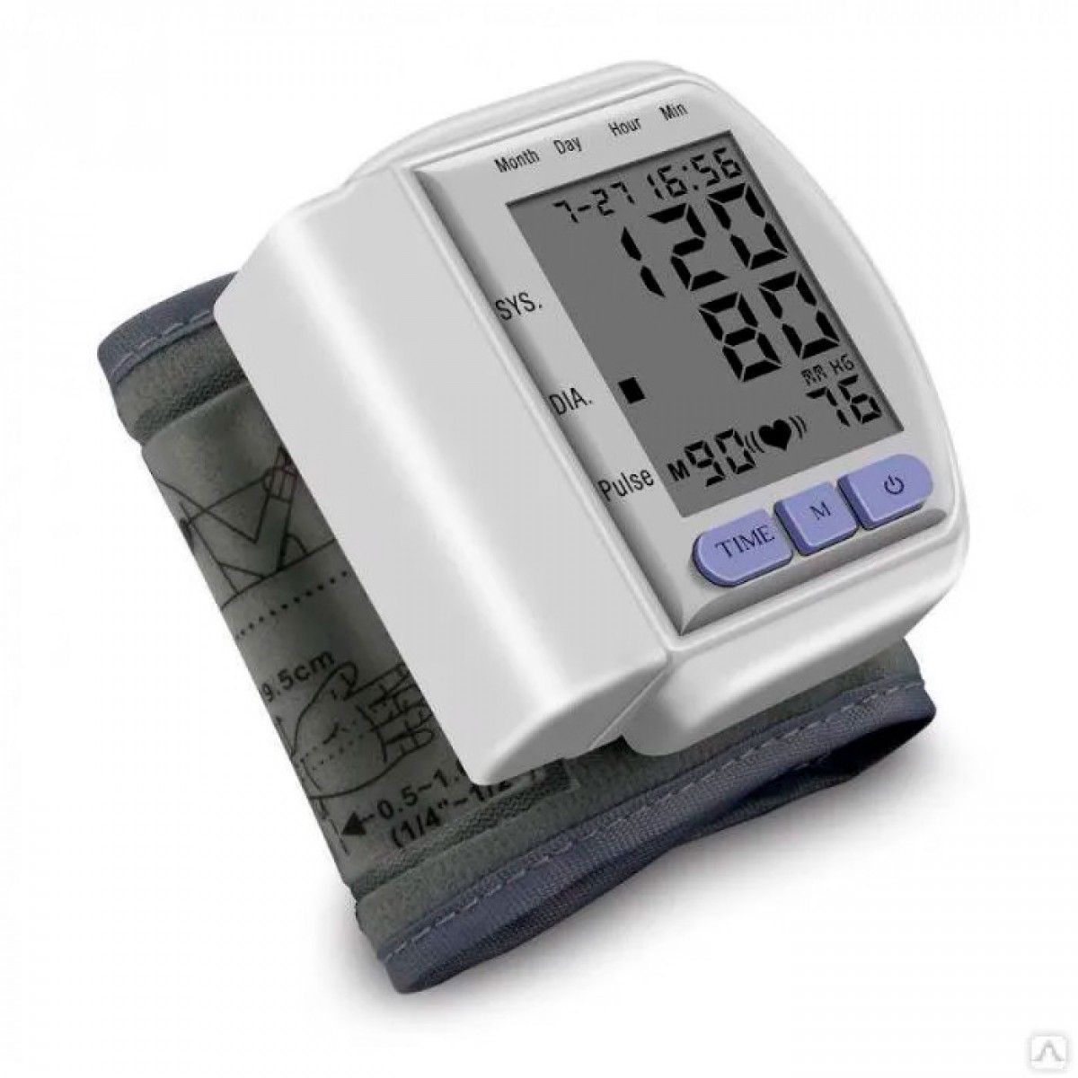 Электронный тонометр на запястье Blood Pressure Monitor CK-102s